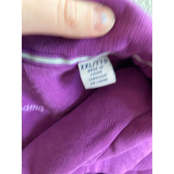 Tommy Bahama Button Shirt XXL Short Sleeve Purple Pocket Beach Casual Mens 2XL - Picture 6 of 12